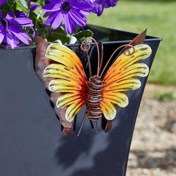 Papillons Bella Accroche-Pot - Lot de 3 multicolore