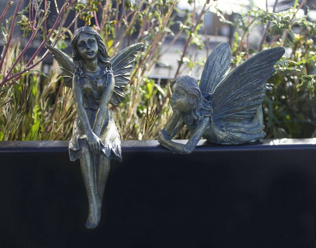 2 pièces ornements de jardin fées ailées