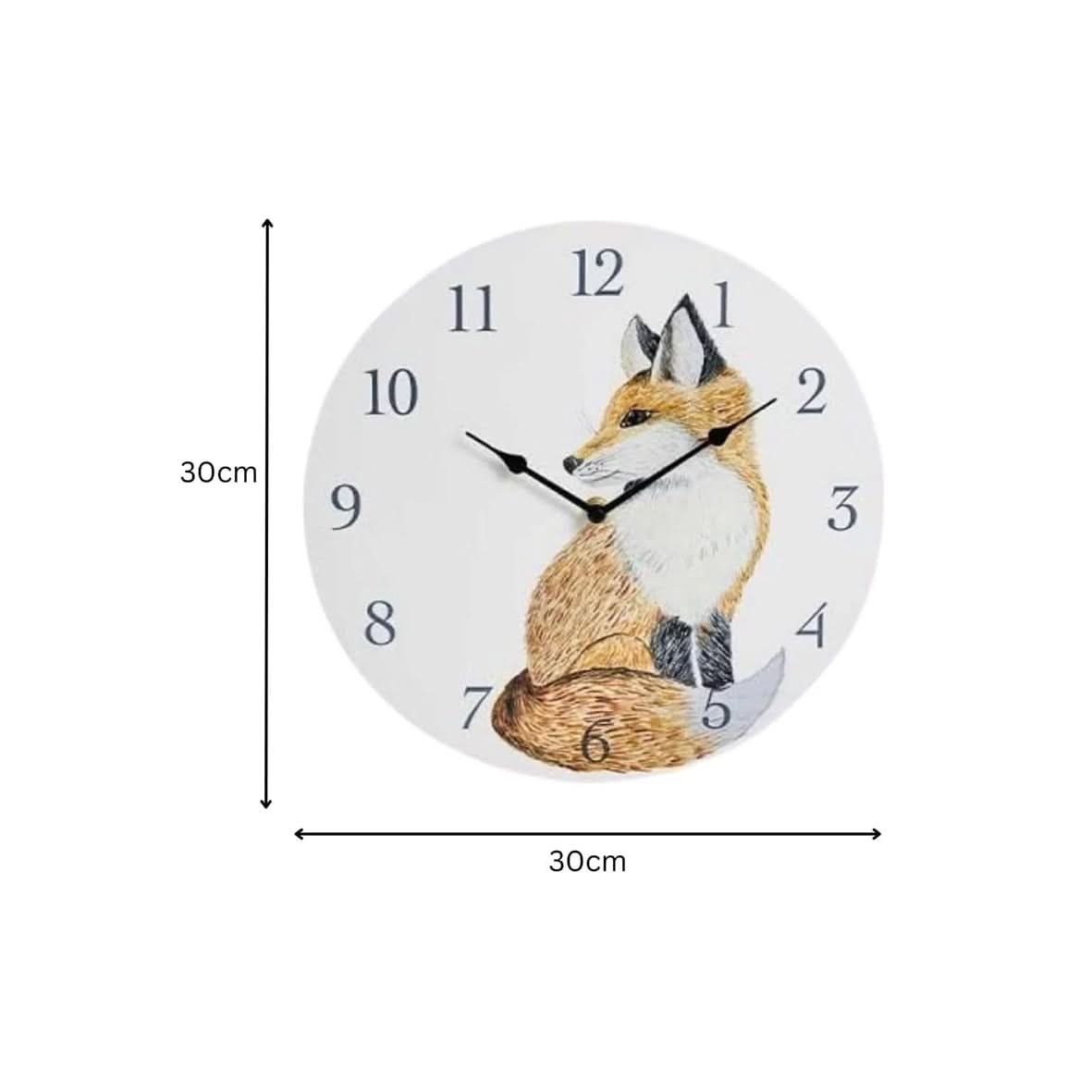 Horloge murale Renard