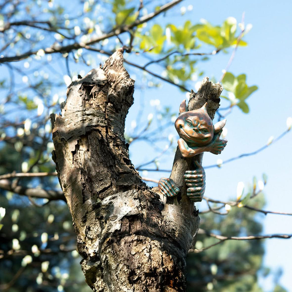 Décoration de jardin Elfe Bûcheron à suspendre à un arbre/une clôture