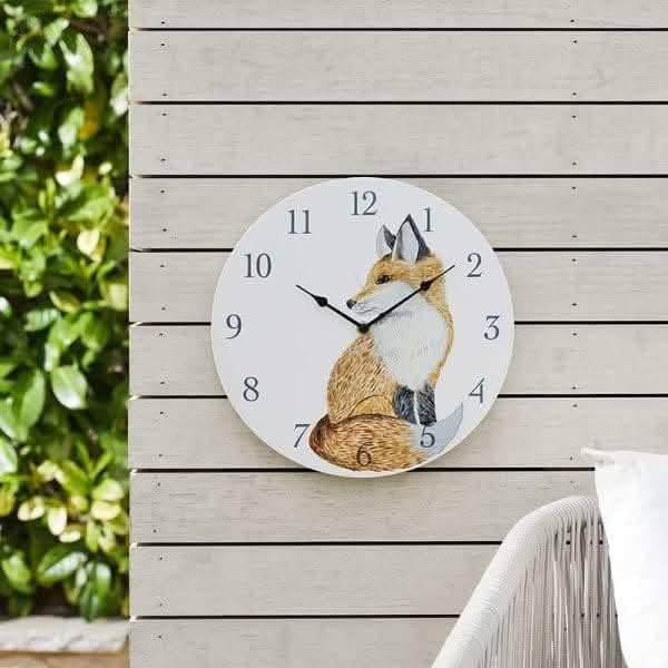 Horloge murale Renard