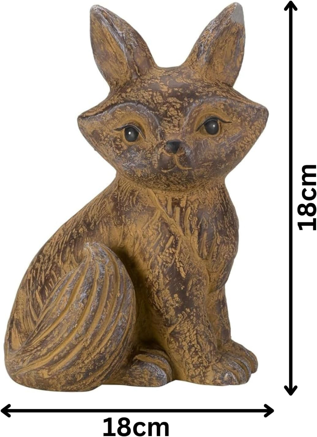 Ornements de jardin Animaux de la forêt - Renard en résine uniquement