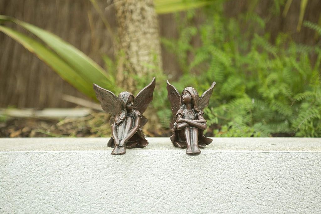 2 figurines miniatures de jardin féerique