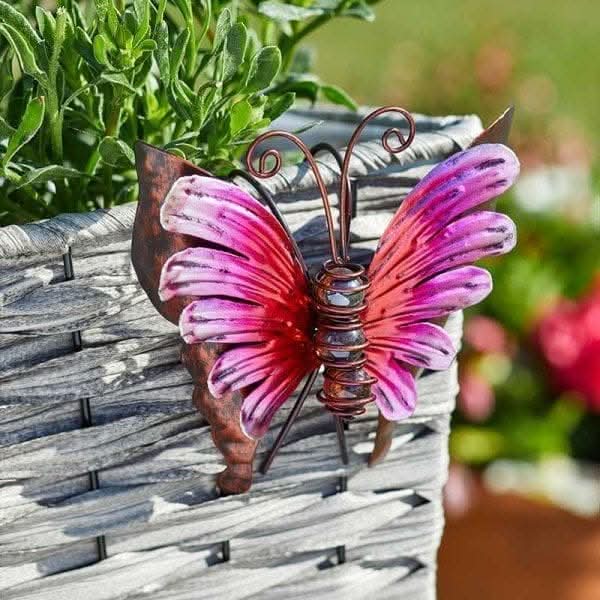 Support de pot papillon fantaisie