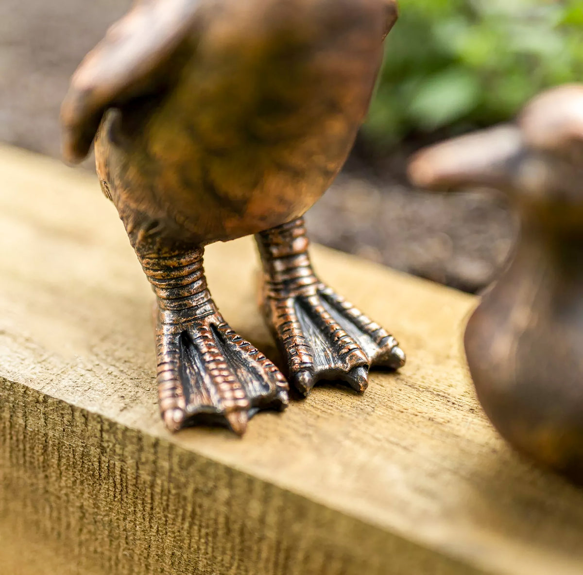 Lot de 4 figurines décoratives en résine représentant une famille de canards pour le jardin