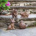 Ornements de jardin Animaux de la forêt - Renard en résine uniquement