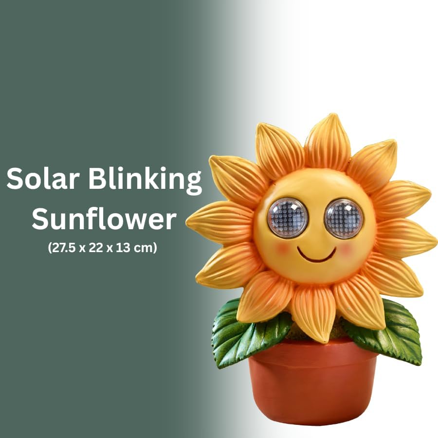 Lampe solaire de jardin Tournesol LED étanche