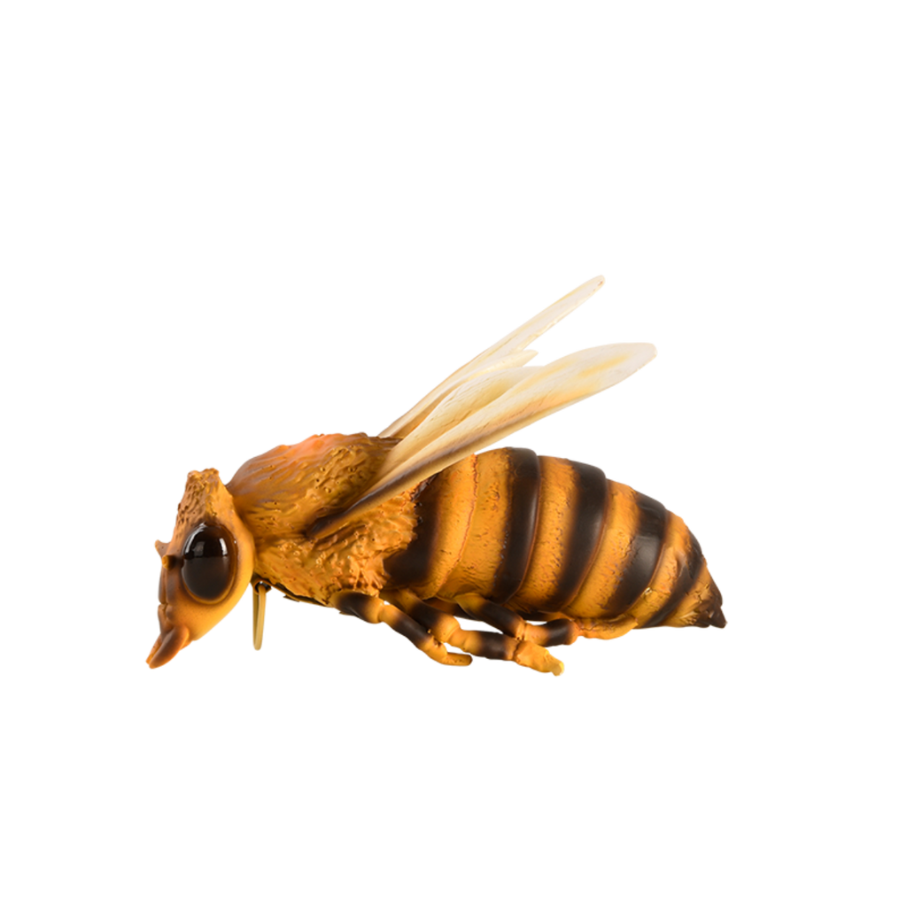 Statue d'abeille peinte à la main