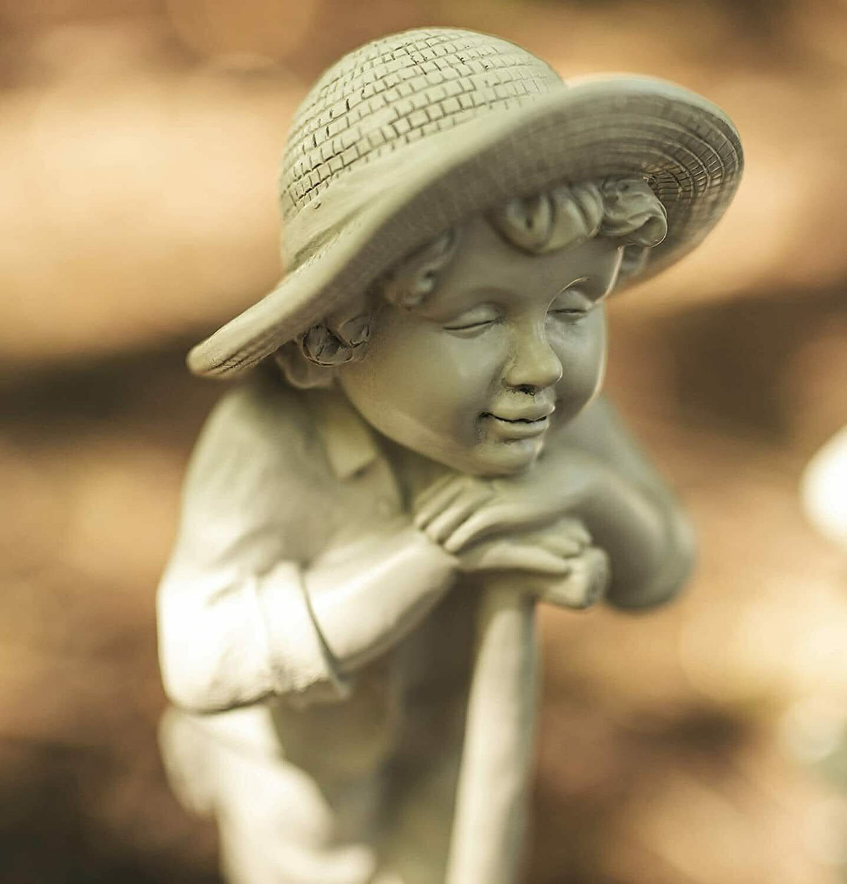 Ensemble de 2 statues de jardinage pour enfants