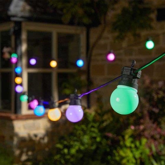Guirlande Lumineuse Extérieure 14M Multicolore LED Raccordables