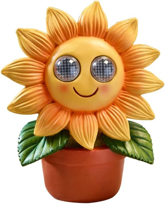 Lampe solaire de jardin Tournesol LED étanche